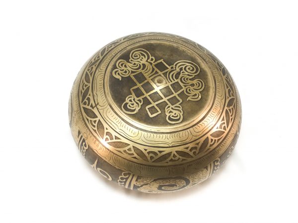 7.5” C# Etched Singing Bowl - Image 3