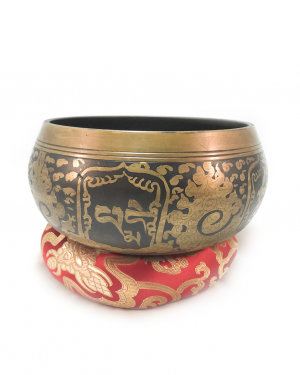 6.5” Etched Singing Bowl
