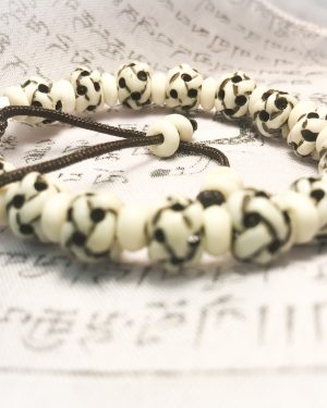 Infinity Knot Yak Bone Bracelet