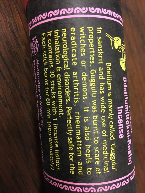 Tibetan Bdellium (Gokul-Resin) Incense - Image 2