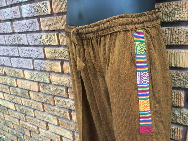 Trimmed Cotton Pants with Ties ( 9 Colors Available) - Image 7