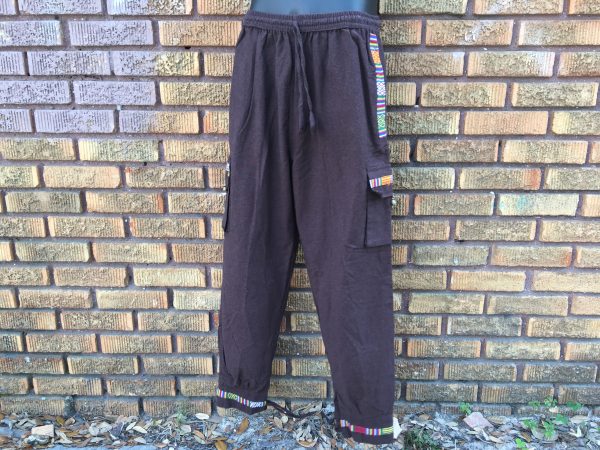 Trimmed Cotton Pants with Ties ( 9 Colors Available) - Image 14