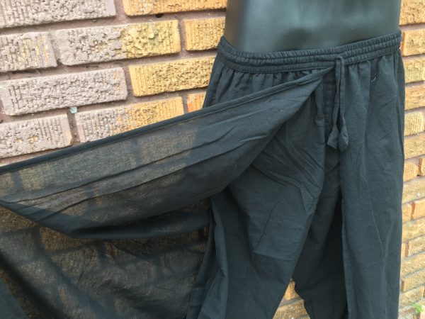 Unisex Cotton Split Pants (2Colors) - Image 8