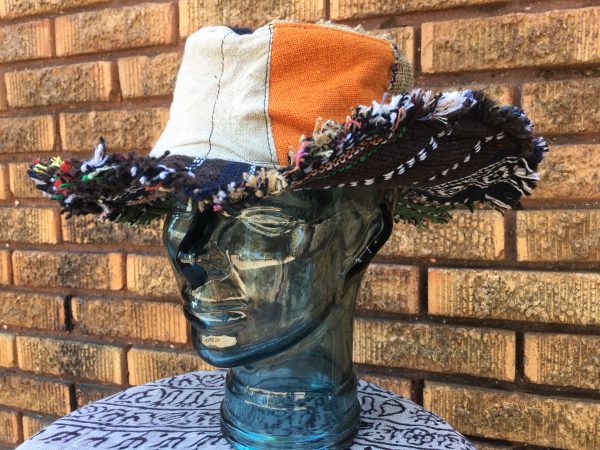 Patchwork Fringe Hat