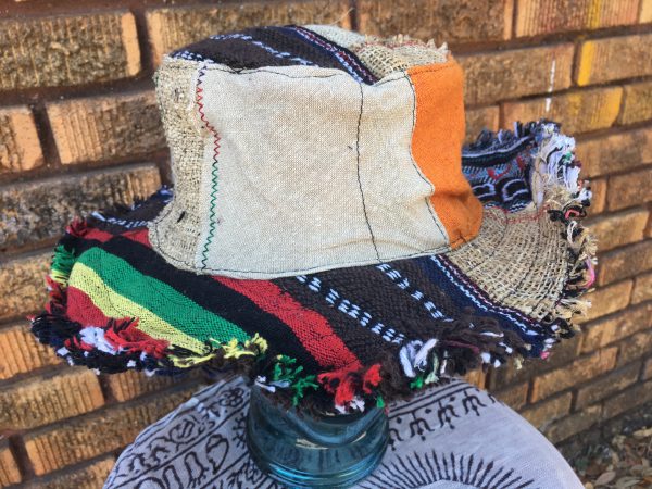Patchwork Fringe Hat - Image 3