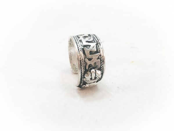 Tibetan Silver Adjustable Ring - Image 4