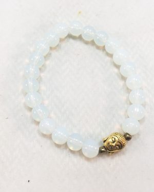 Opalite Buddha Bracelet