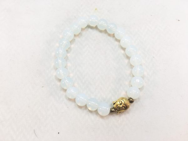 Opalite Buddha Bracelet