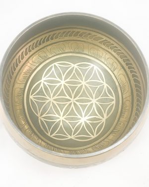 F Note Flower of Life Singing Bowl