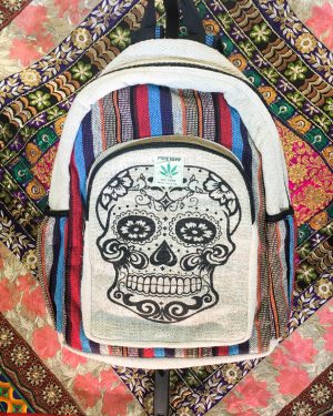 Skull Hemp Backpack