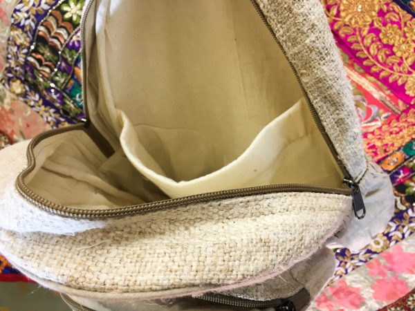 Hemp & Leather Backpack - Image 3