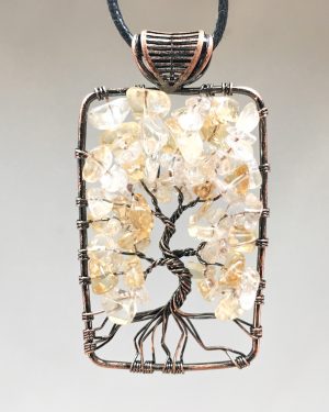 Tree of Life Crystal Necklace