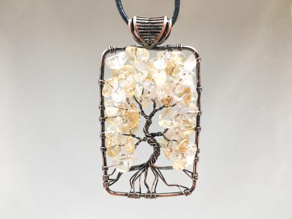 Tree of Life Crystal Necklace