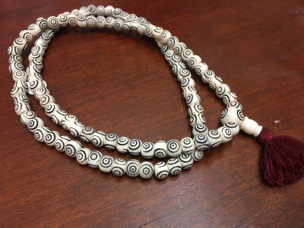 Etched Yak Bone Mala