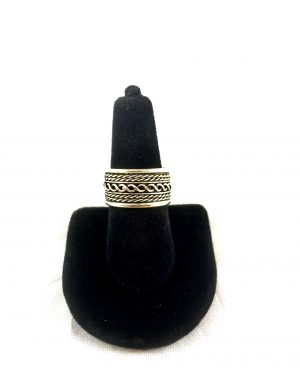 Silver Infinity Rope Ring