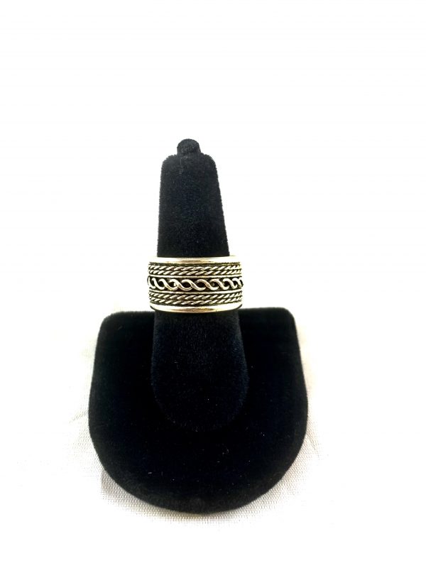 Silver Infinity Rope Ring