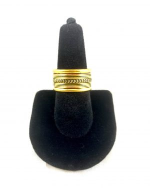 Gold Infinity Rope Ring