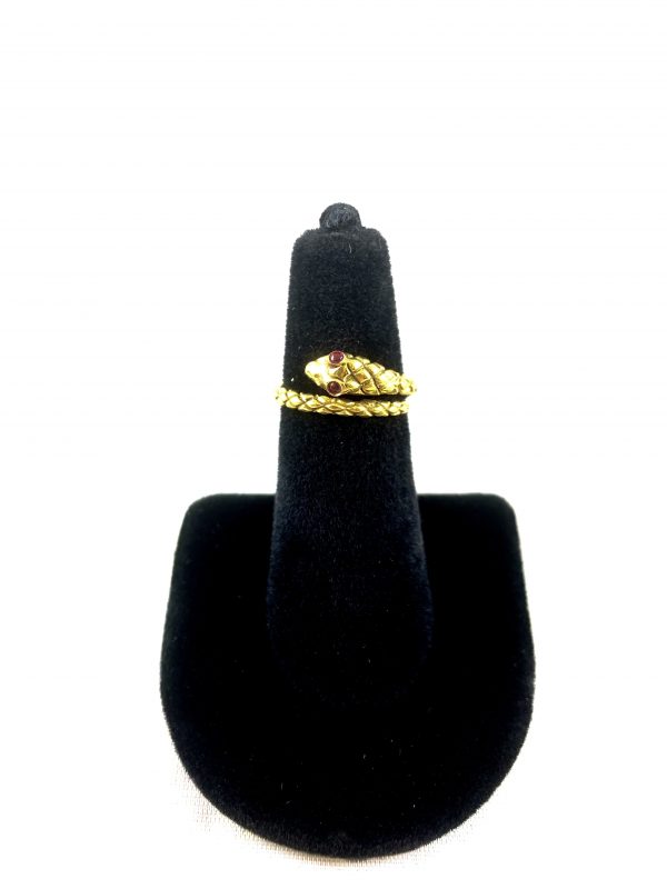 Gold Snake Wrap Ring