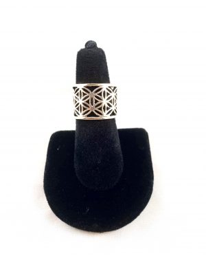 Silver Sacred Geometry Ring