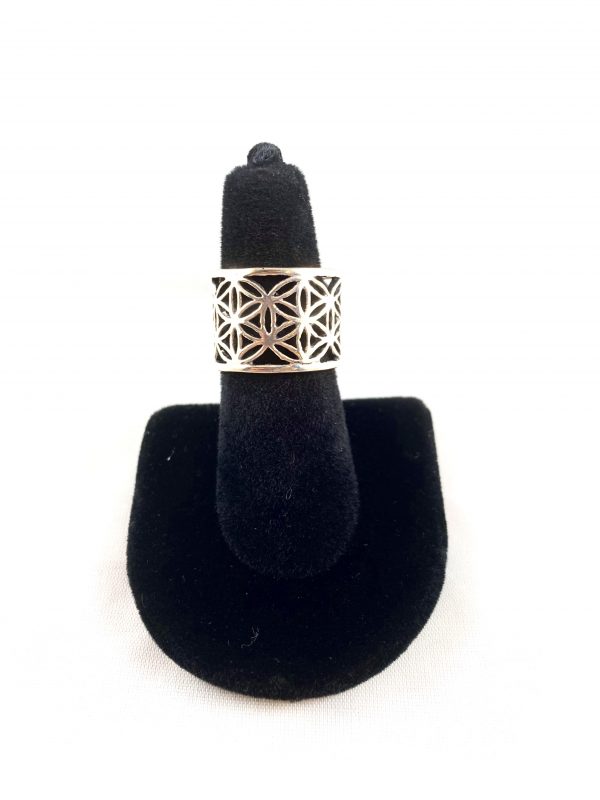 Silver Sacred Geometry Ring